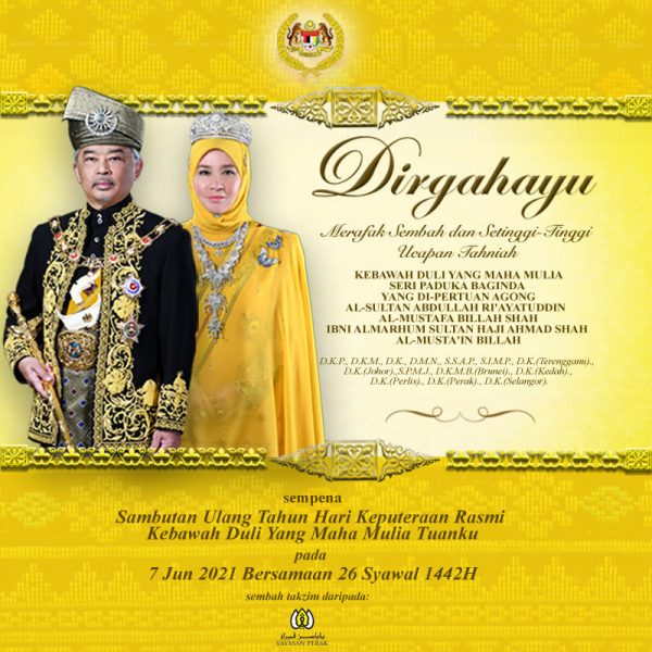 Hari keputeraan sultan perak 2021