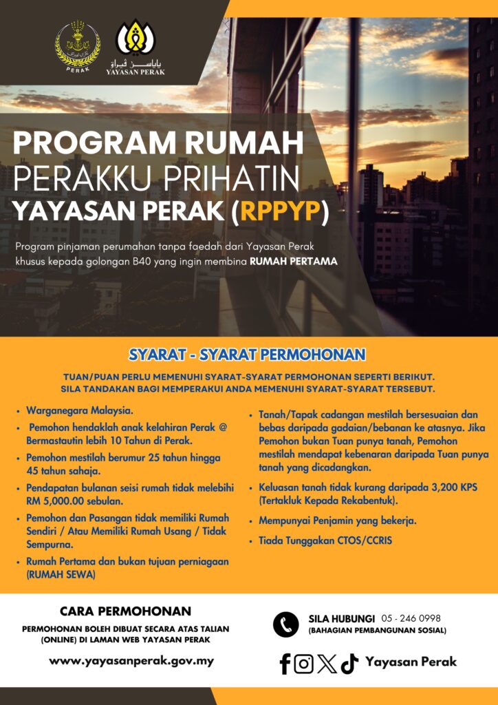 Rumah Perakku Prihatin Yayasan Perak