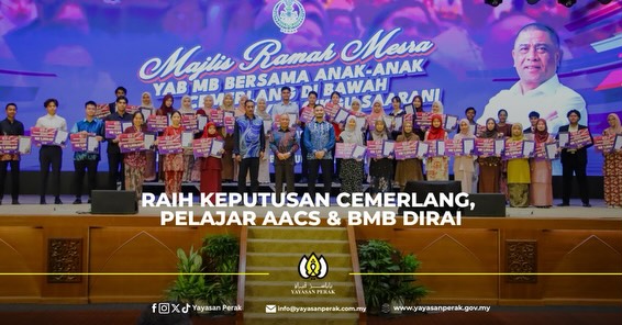 RAIH KEPUTUSAN CEMERLANG, PELAJAR AACS & BMB DIRAI