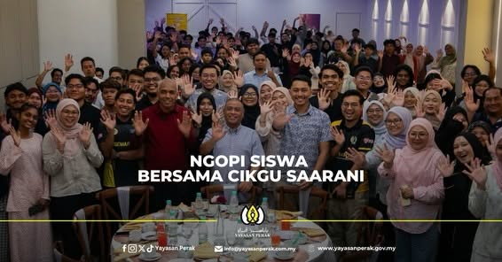 NGOPI SISWA BERSAMA CIKGU SAARANI